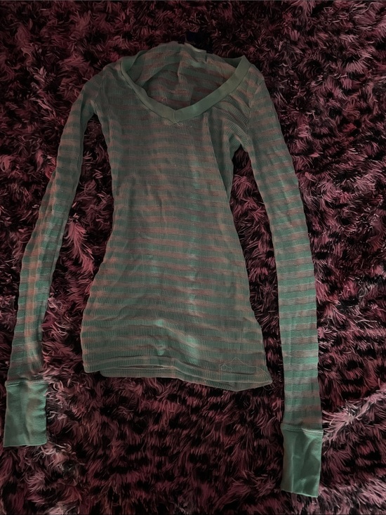 Tops - see through stripped long sleeves